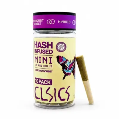 HASH INFUSED PREROLL 10PK [3G] STARDUST SORBET - 3 G - 10 PACK product image
