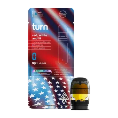Red White and Lit Pod 1G