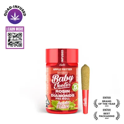 BABY JEETER INFUSED PREROLL 5PK [2.5G] APPLE FRITTER