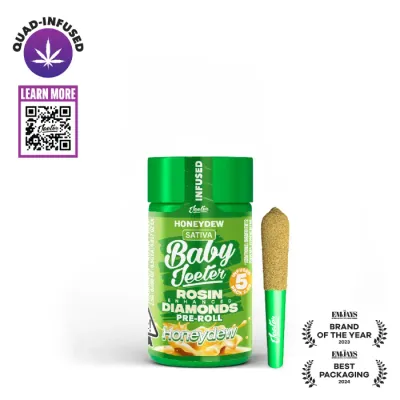 BABY JEETER INFUSED PREROLL 5PK [2.5G] HONEY DEW product image