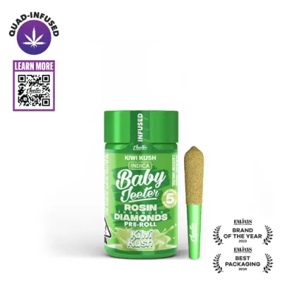 BABY JEETER INFUSED PREROLL 5PK [2.5G] KIWI KUSH product image