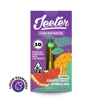 JEETER - LIQUID DIAMONDS CARTRIDGE [1G] GRAPEFRUIT ROMULAN