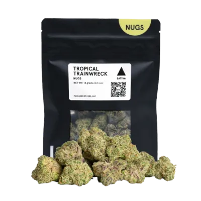 BLACK BAG FLOWER [14G] TROPICAL TRAINWRECK - 14 G
