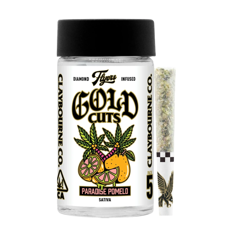 Paradise Pomelo Diamond Infused Pre-roll 5 Pack 2.5G