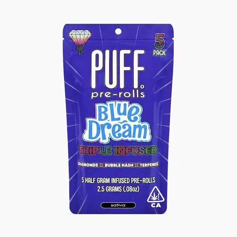 DIAMOND INFUSED PREROLL 5PK [2.5G] BLUE DREAM - 2.5 G - 5 PACK product image