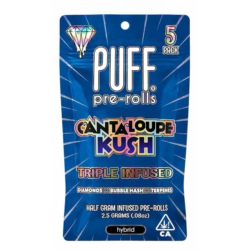 DIAMOND INFUSED PREROLL 5PK [2.5G] CANTALOUPE KUSH - 2.5 G - 5 PACK product image
