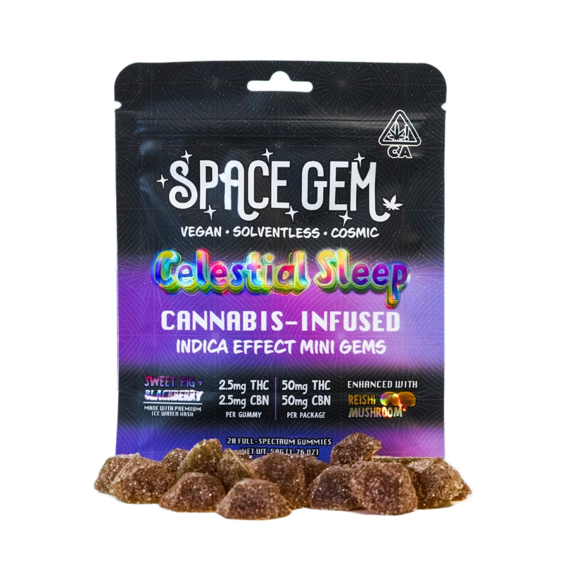 Indica Effect Mini Gems 1:1 THC:CBN 20 Pack 50MG