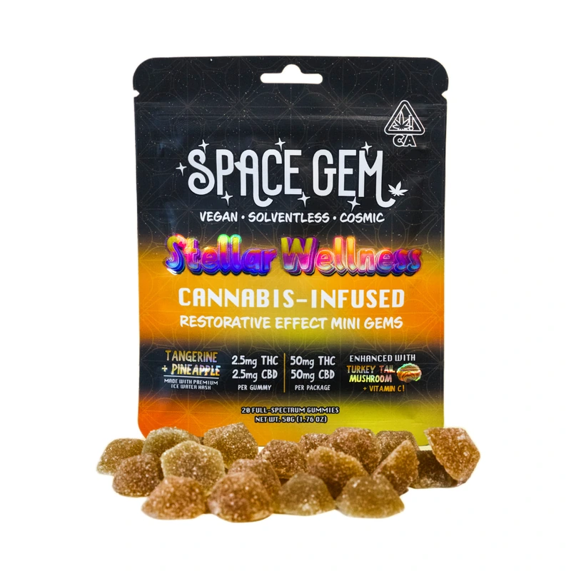 Restorative Effect Mini Gems Gummy 1:1 THC:CBD 20 Pack 50MG