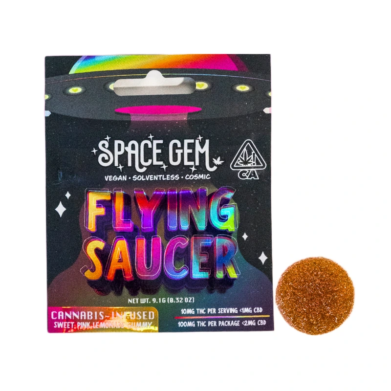 Sweet Pink Lemonade Solventless Gummy Single 100MG