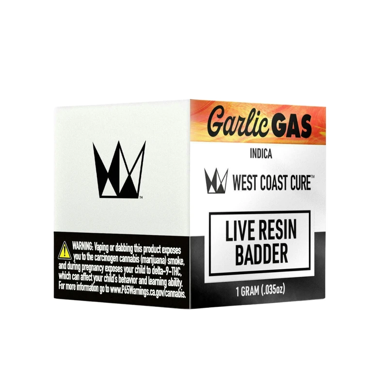 Garlic Gas Live Resin Badder 1G