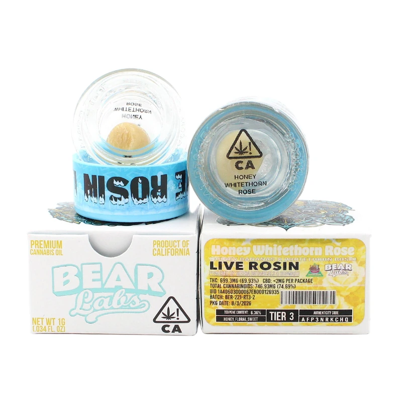 Honey Whitethorn Rose Rosin (Tier 3) 1G