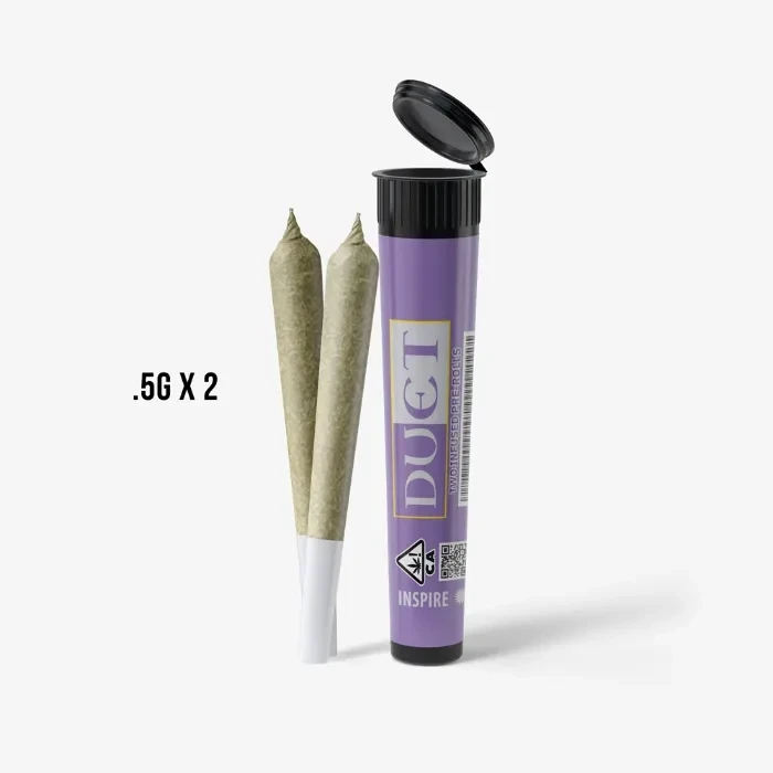 DUET INFUSED PREROLL 2PK [1.3G] CHILL BLACK RUNTZ - 1.3 G - 2 PACK