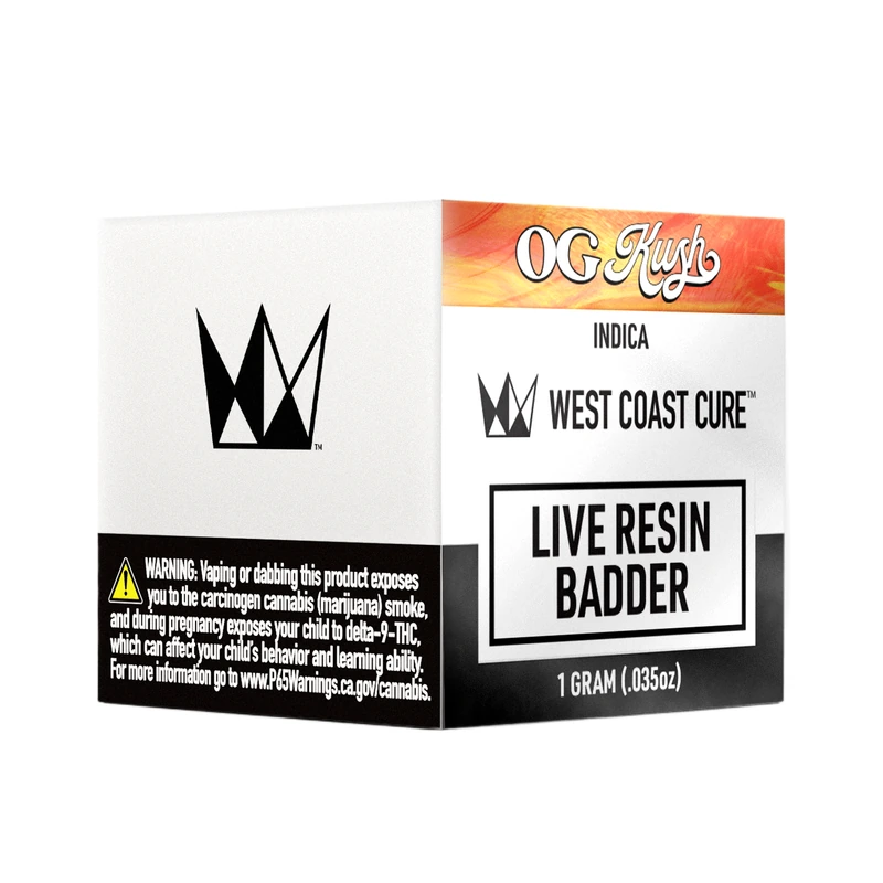 OG Kush Live Resin Badder 1G