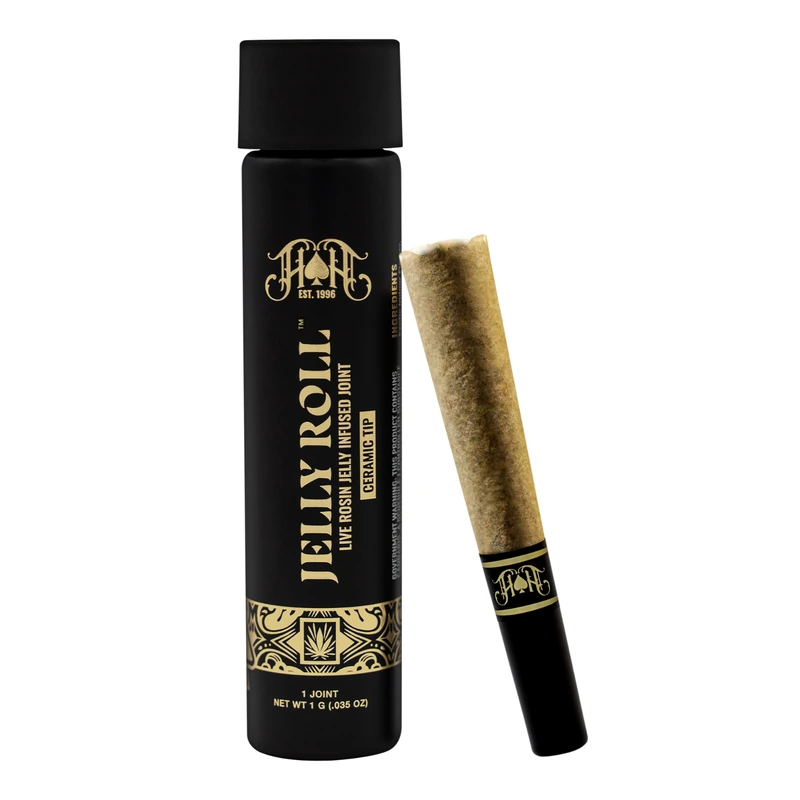 ROSIN JELLY INFUSED PREROLL [1G] BENJAMINS IN SPACE BY DECIBEL GARDENS X NECTARINE JELLY BY CATCH A CLOUD FARMS - 1 G