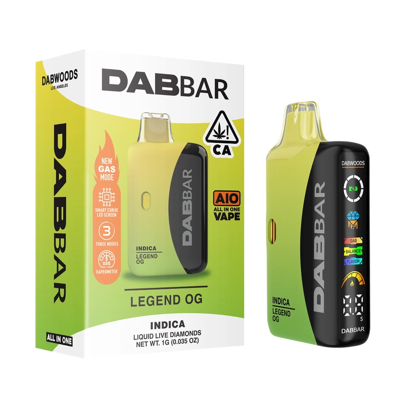 DAB BAR LIQUID DIAMOND READY TO USE VAPORIZER [1G] LEGEND OG