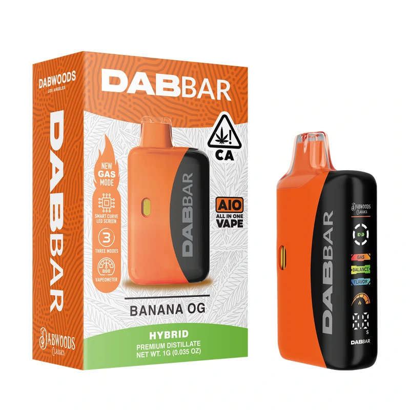 DAB BAR READY TO USE VAPORIZER [1G] BANANA OG - 1 G