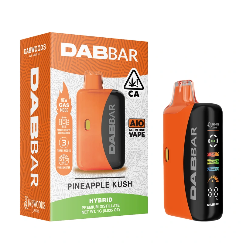 DAB BAR READY TO USE VAPORIZER [1G] PINEAPPLE KUSH - 1 G