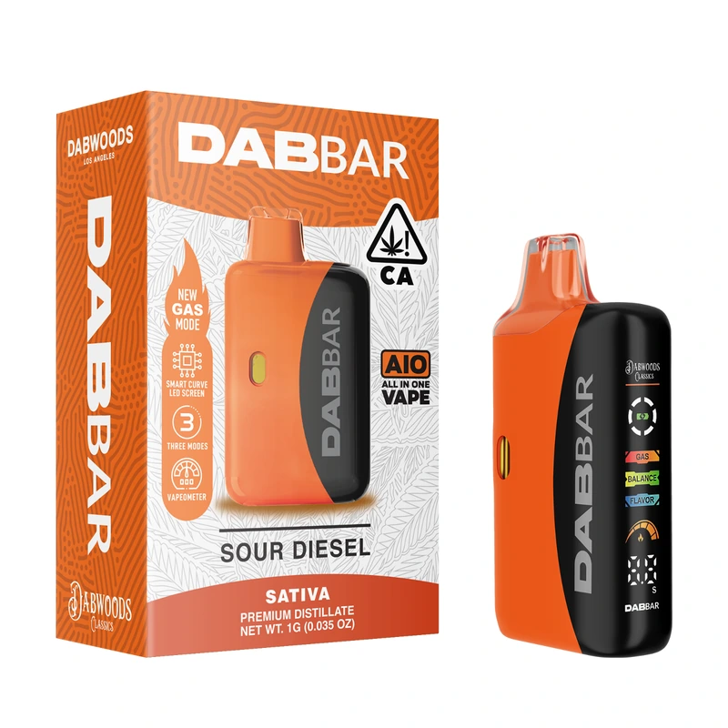 DAB BAR READY TO USE VAPORIZER [1G] SOUR DIESEL - 1 G product image