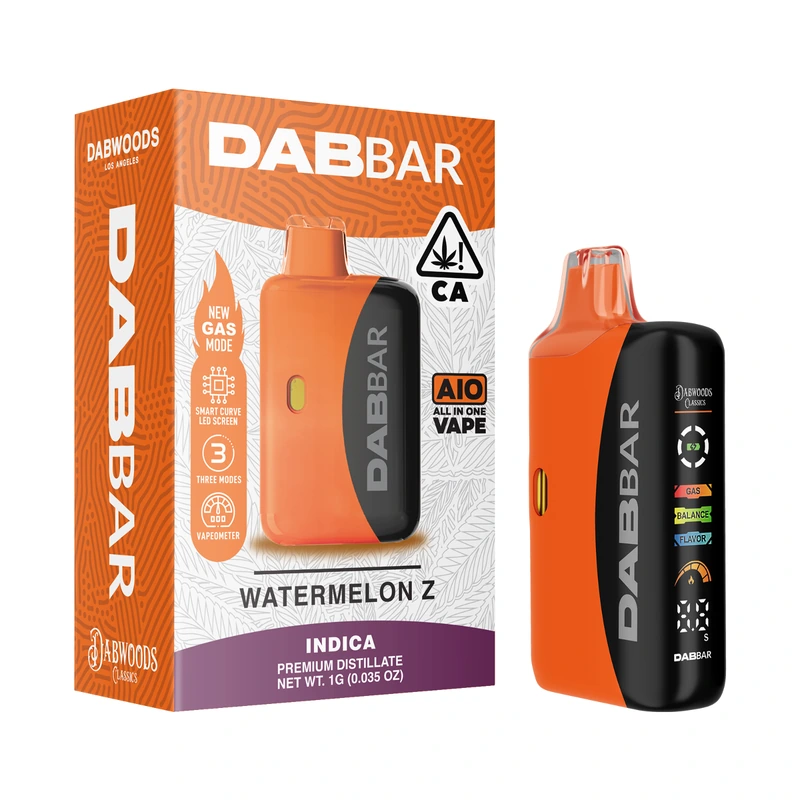 DAB BAR READY TO USE VAPORIZER [1G] WATERMELON Z - 1 G product image