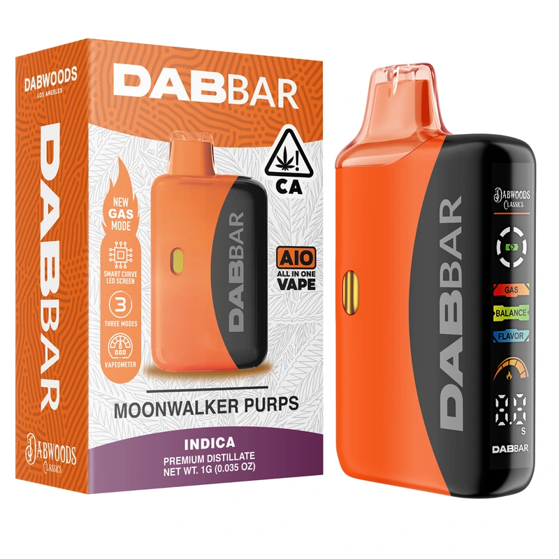DAB BAR READY TO USE VAPORIZER [1G] MOONWALKER PURPS - 1 G product image
