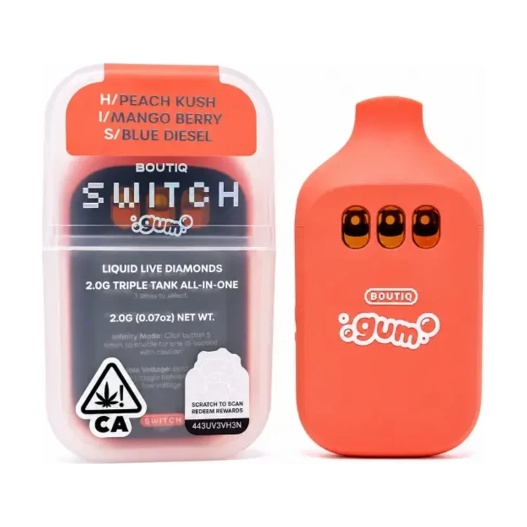 BOUTIQ: Peach Kush X Mango Berry X Blue Diesel