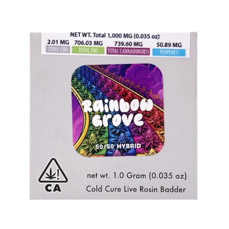 Rainbow Grove Live Rosin (Tier 1) 1G