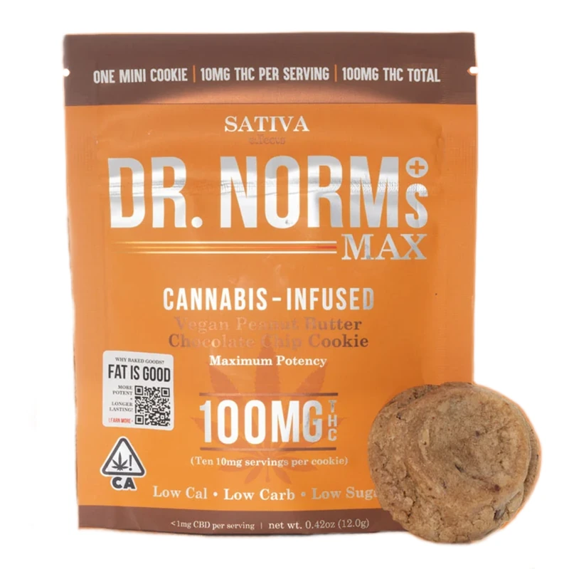 DR. NORM'S: Peanut Butter Chcolate Chip Max Cookie Single