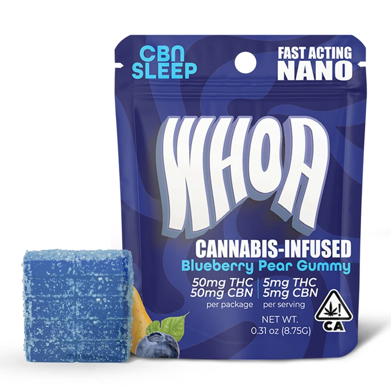 Blueberry Pear Gummy 1:1 THC:CBN Single 50MG