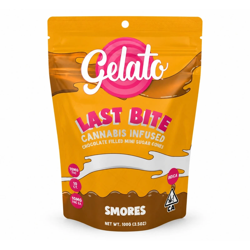 LAST BITES CONES 10PK [100MG] SMORES - 100 MG - 10 PACK