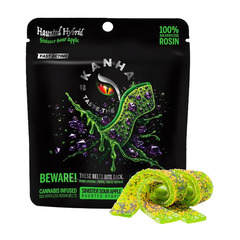 KANHA: Haunted Sinister Sour Apple Crunch Belts