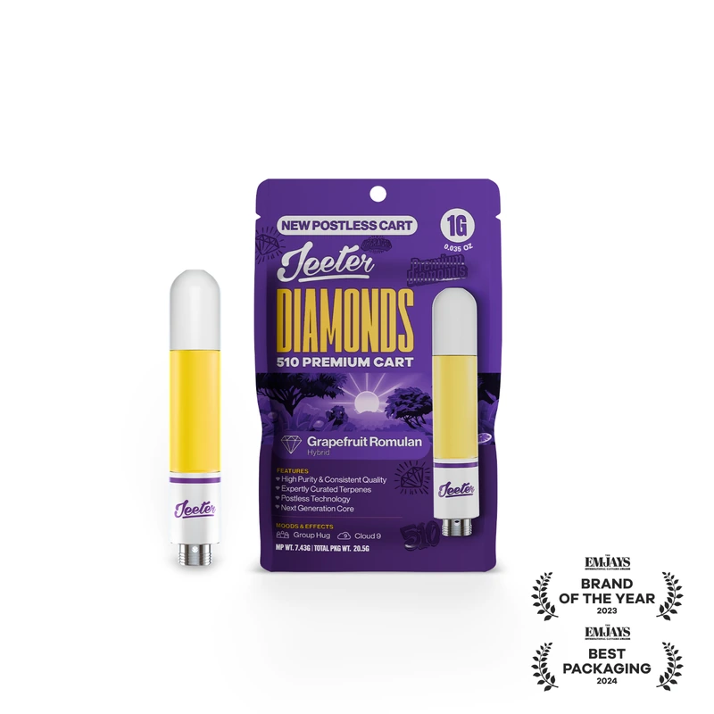 JEETER - LIQUID DIAMONDS CARTRIDGE [1G] GRAPEFRUIT ROMULAN