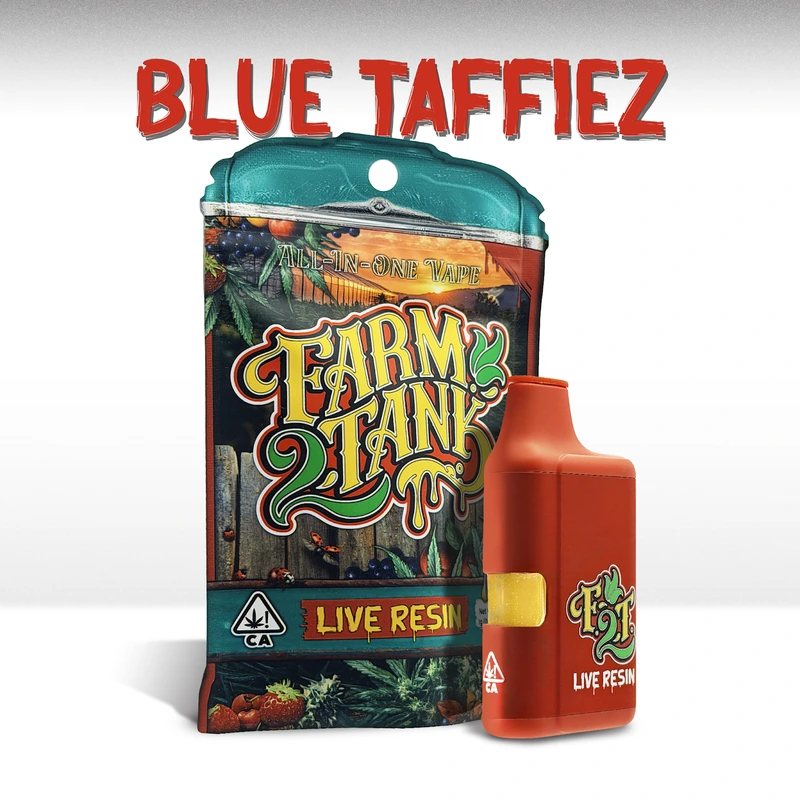 LIVE RESIN READY TO USE VAPORIZER [1G] BLUE TAFFIEZ - 1 G