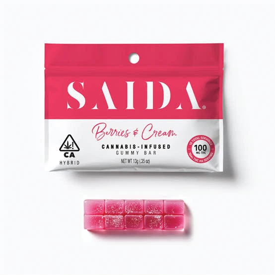 GUMMY BAR 10PK [100MG] BERRIES & CREAM - 100 MG - 10 PACK product image
