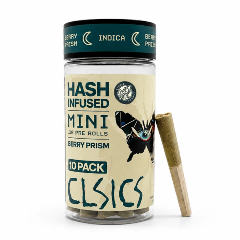 HASH INFUSED PREROLL 10PK [3G] BERRY PRISM - 3 G product image