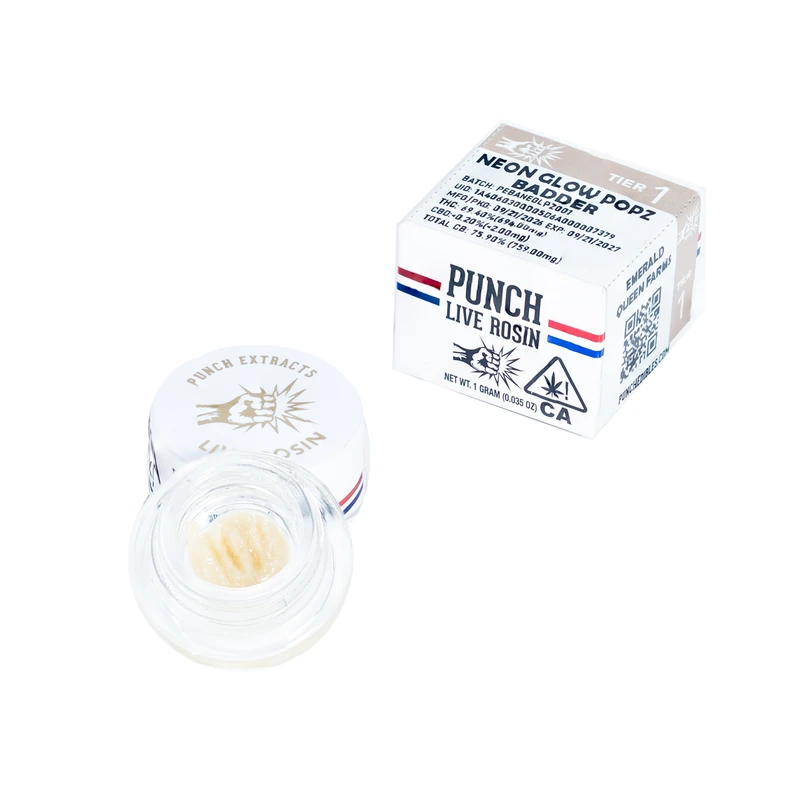 LIVE ROSIN BADDER TIER 1 [1G] NEON GLOW POPZ - 1 G product image