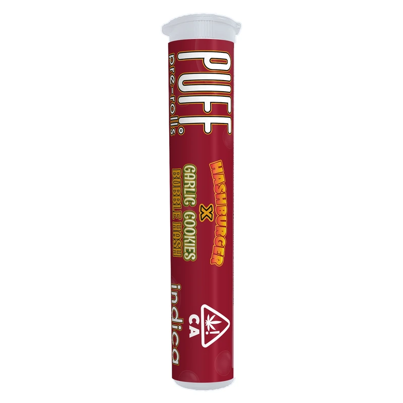 BUBBLE HASH PREROLL [1G] HASHBURGER X GARLIC COOKIES - 1 G product image