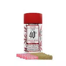 INFUSED 40'S PREROLL 5PK [2.5G] STRAWBERRY COUGH product image