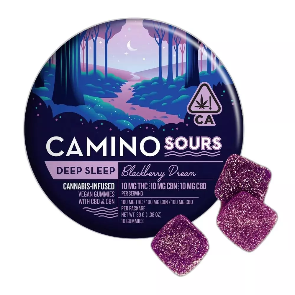 SOURS GUMMIES 10PK [100MG] 1:1:1 THC:CBD:CBN SLEEP BLACKBERRY DREAM product image