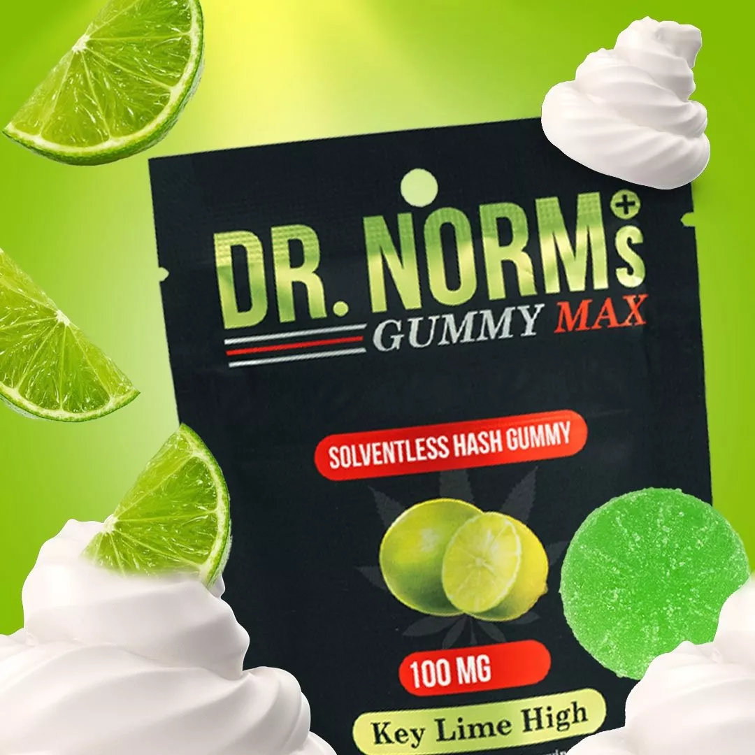 MAX KEY LIME HIGH HASH GUMMY 100MG