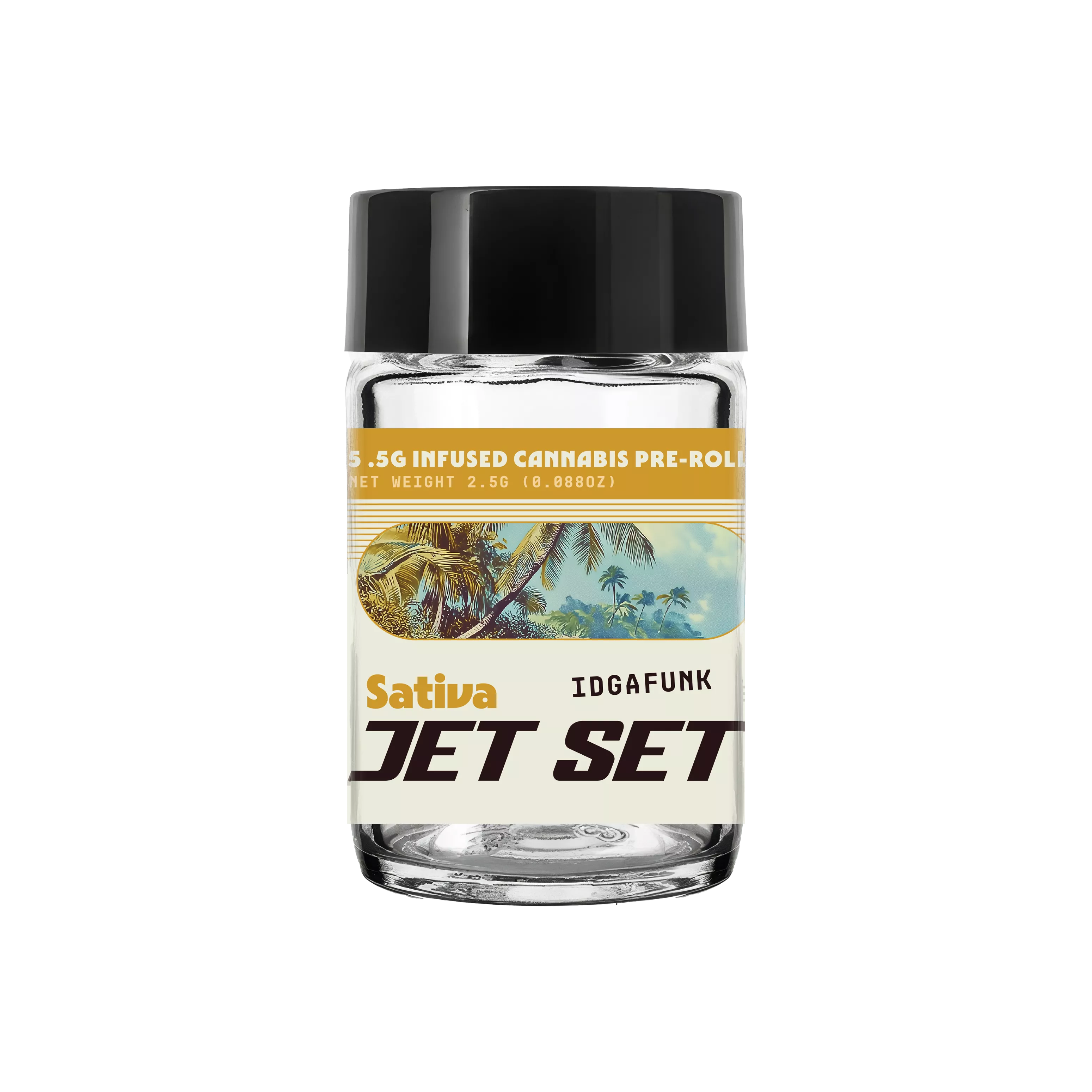 INFUSED KIEF COATED PREROLL 5PK [2.5G] IDGAFUNK - 2.5 G - 5 PACK product image