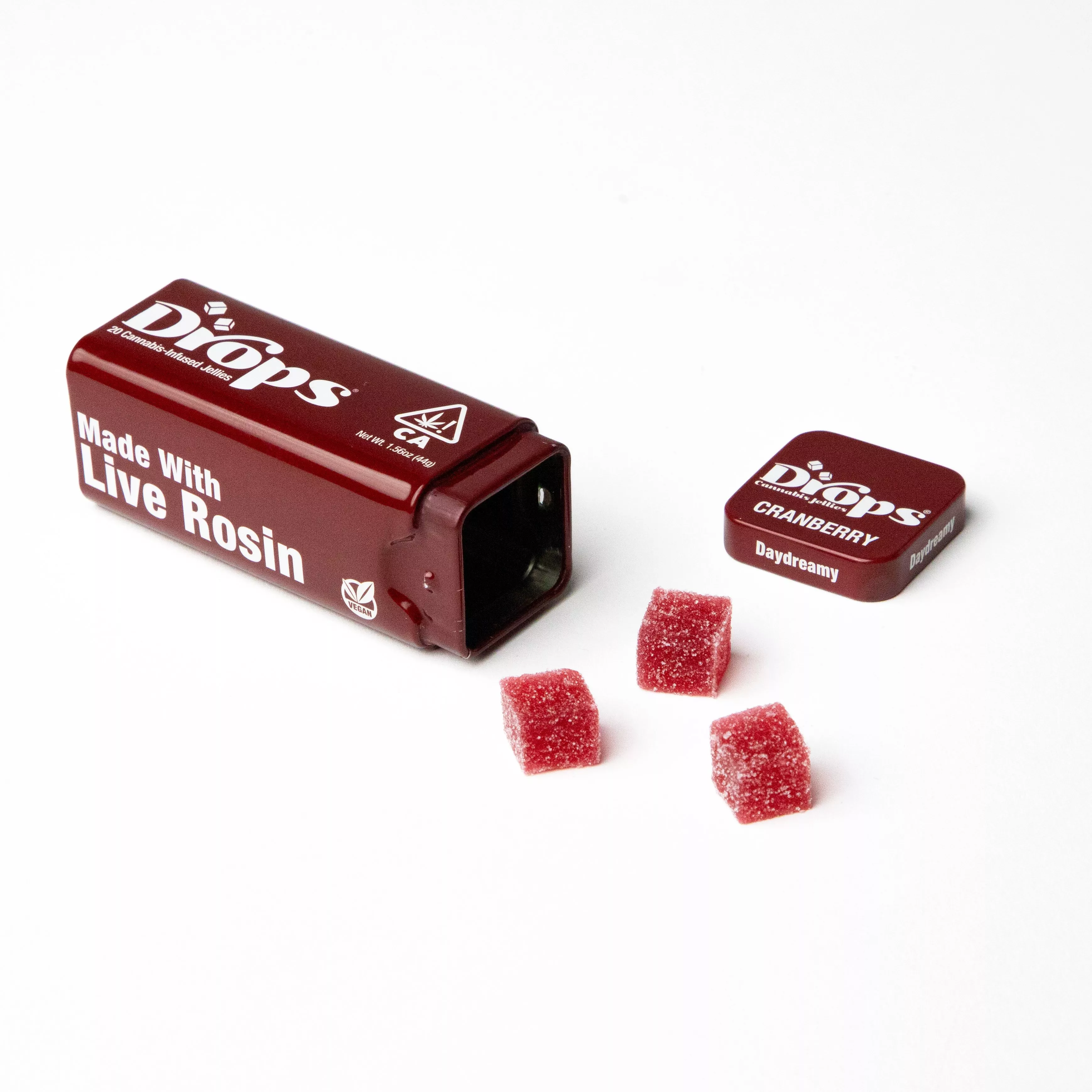 CRANBERRY DAYDREAMY 1:1:1:1 THC:CBD:CBC:CBG GUMMIES 20PK 100MG - 100 mg