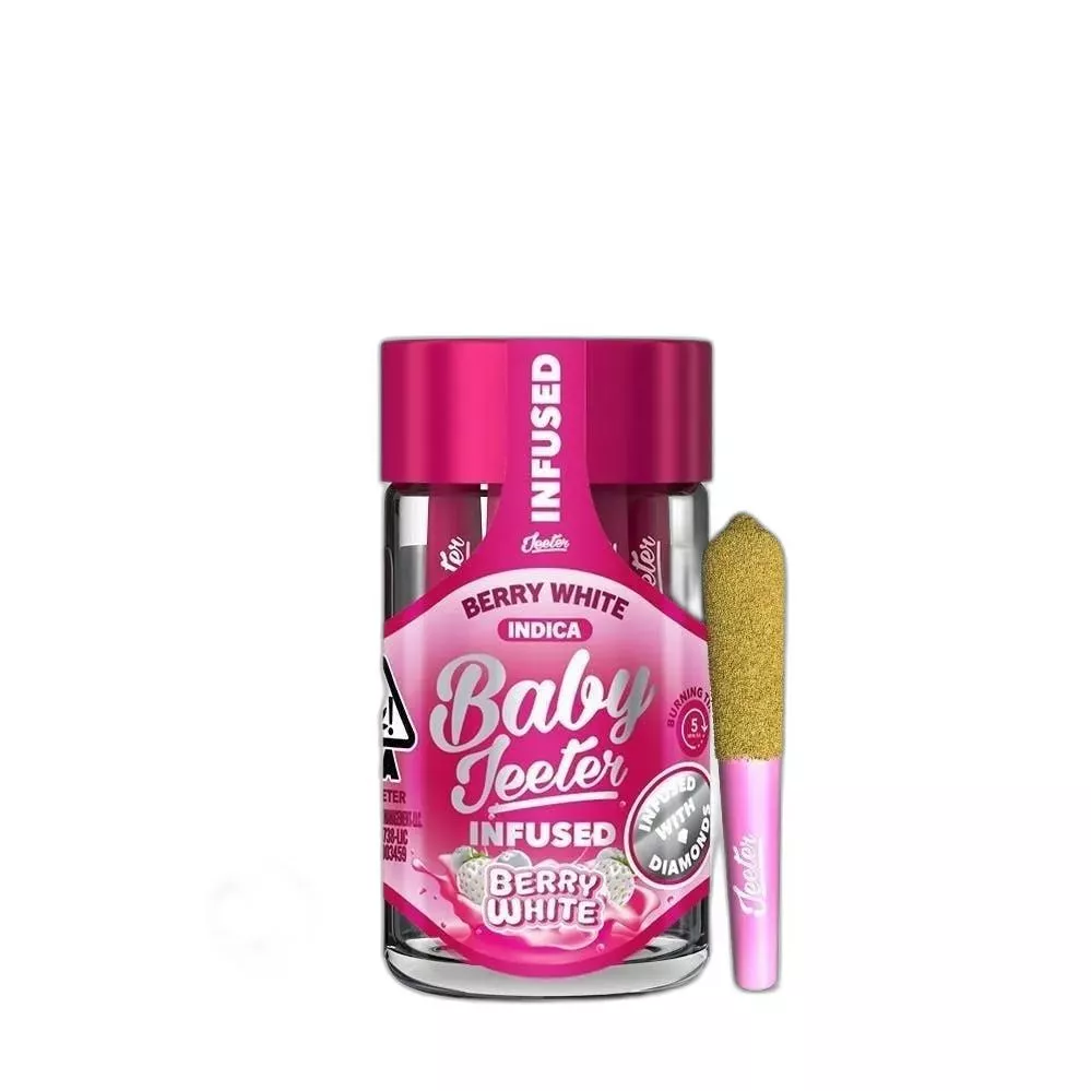 BABY JEETER INFUSED PREROLL 5PK [2.5G] BERRY WHITE