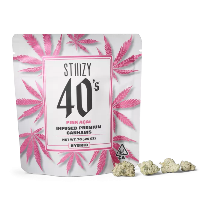 INFUSED 40'S FLOWER [7G] PINK ACAI
