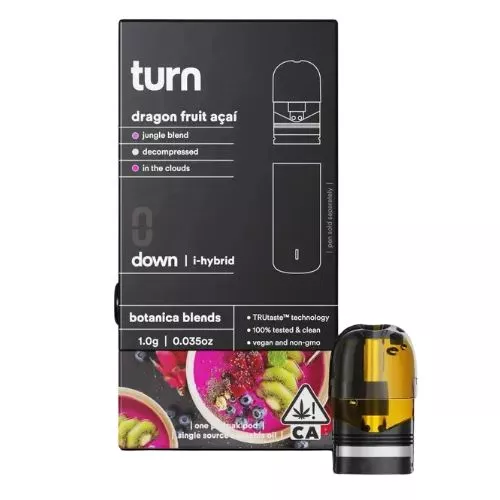 TURN DOWN BOTANICAL BLENDS POD [1G] DRAGON FRUIT ACAI
