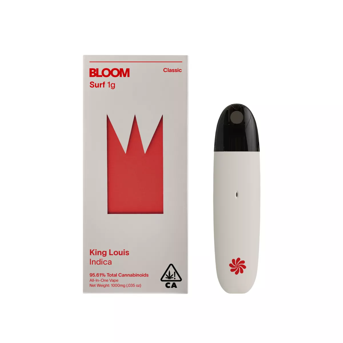 SURF LIVE RESIN READY TO USE VAPORIZER [1G] KING LOUIS