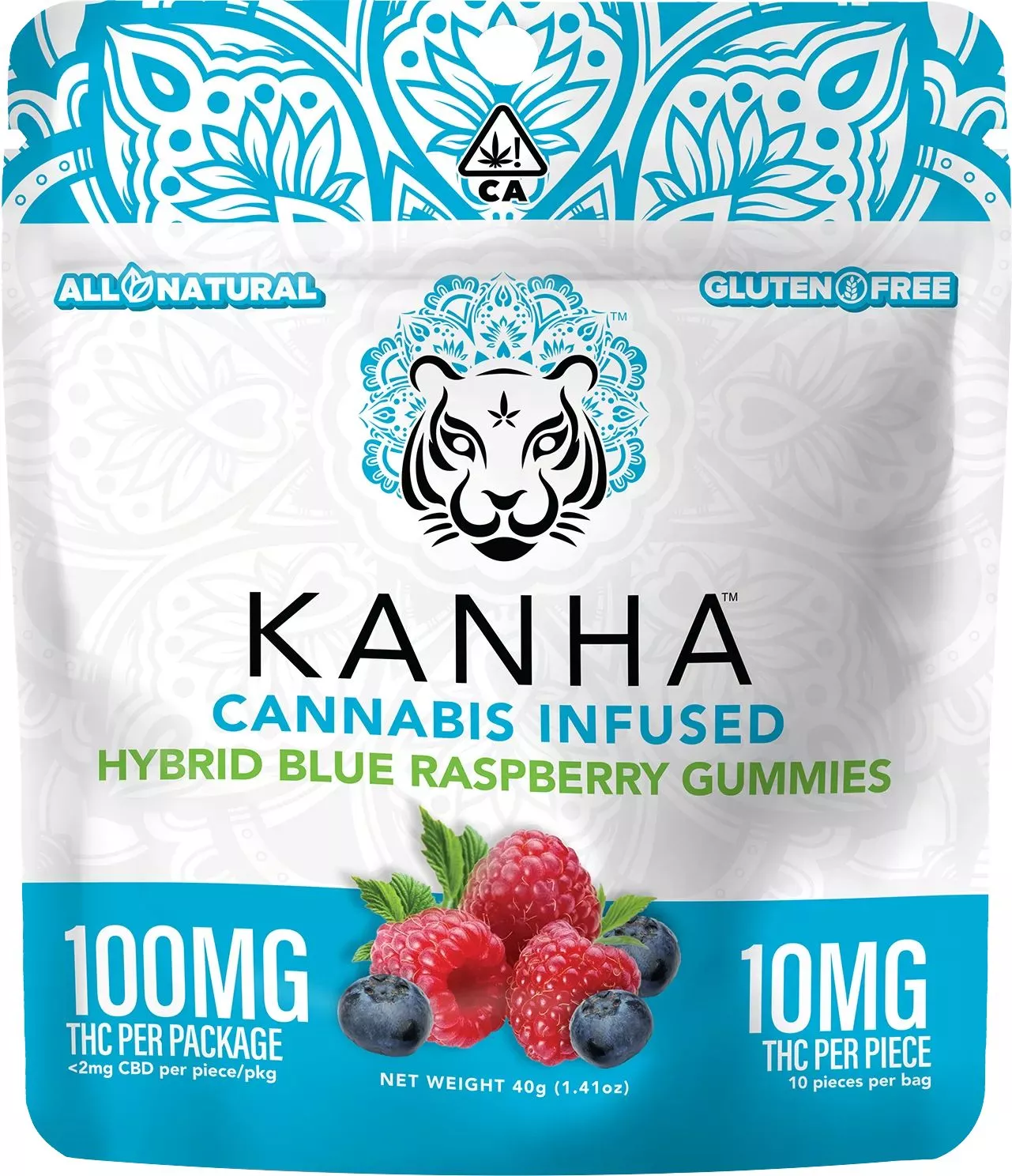 CLASSIC GUMMIES 10PK [100MG] BLUE RASPBERRY product image