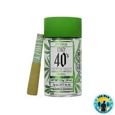 INFUSED 40'S PREROLL 5PK [2.5G] PINEAPPLE EXPRESS product image