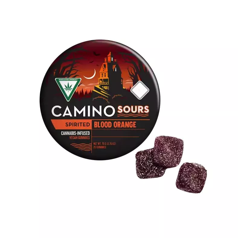 SOURS GUMMIES 10PK [100MG] BLOOD ORANGE