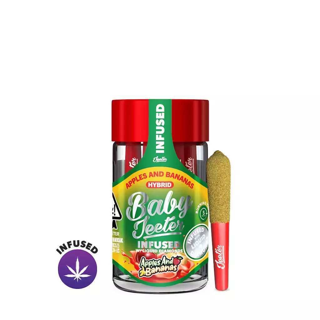 BABY JEETER INFUSED PREROLL 5PK [2.5G] APPLES & BANANAS