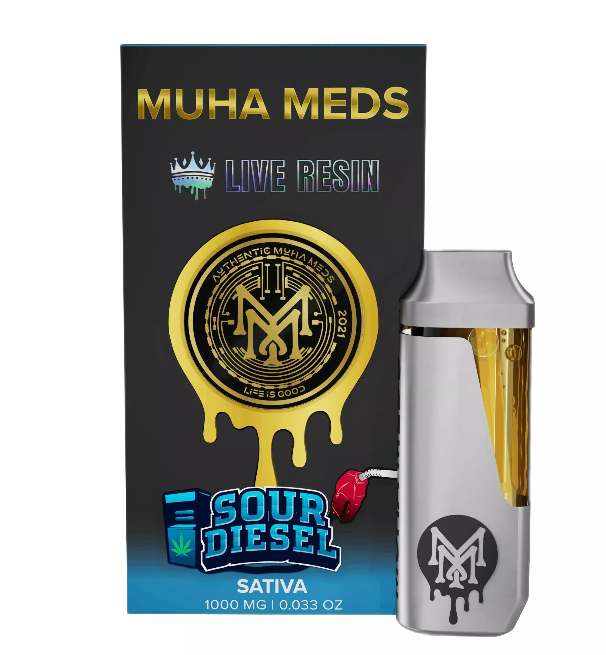 LIVE RESIN READY TO USE VAPORIZER [1G] SOUR DIESEL product image